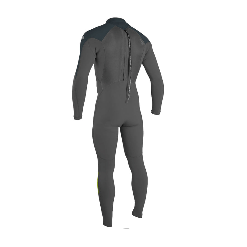 O'Neill - Epic 5/4 Back Zip Full Wetsuit - Black/Gunmetal/Dayglo