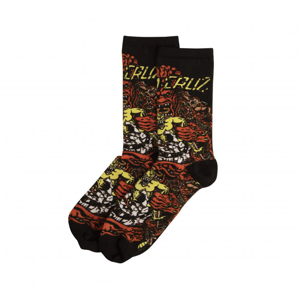 Santa Cruz - Roskopp The Five Socks - Black