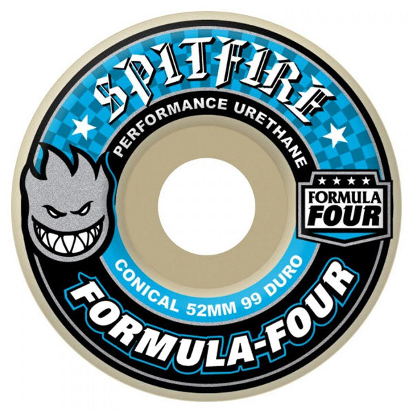 Spitfire - Formula Four Conical Full 99DU Blue - 52mm-Magic Toast