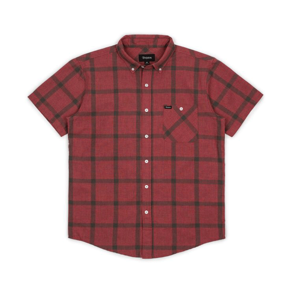 Brixton - Howl SS Woven Shirt - Brick/Steel SALE - Magic Toast