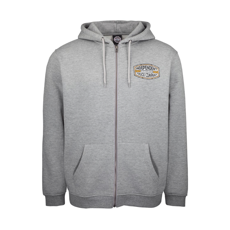 Independent - ITC Curb Zip Hoodie - Dark Heather SALE