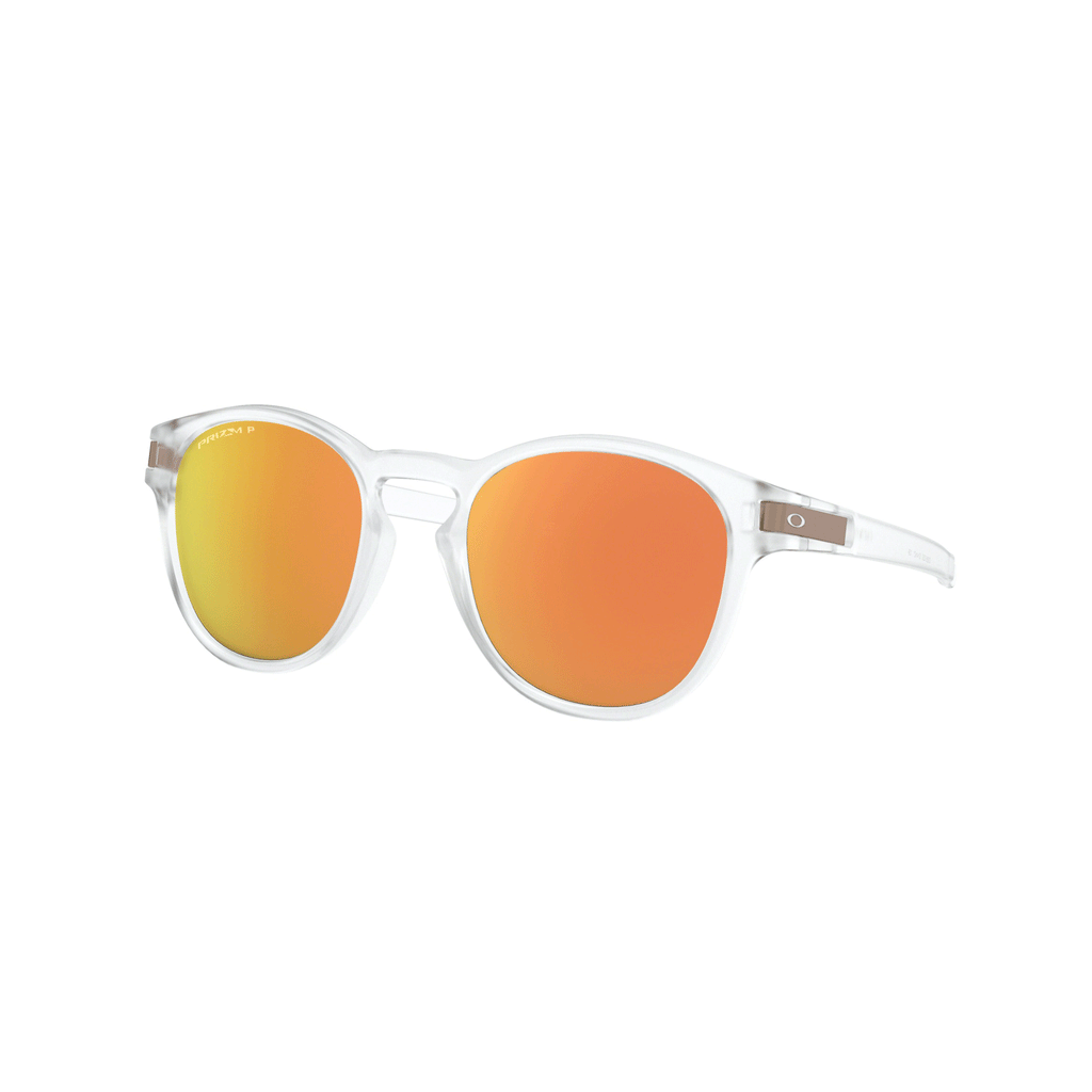 Oakley - Latch Sunglasses - Matte Clear Prizm Rose Gold Polarized - Magic Toast