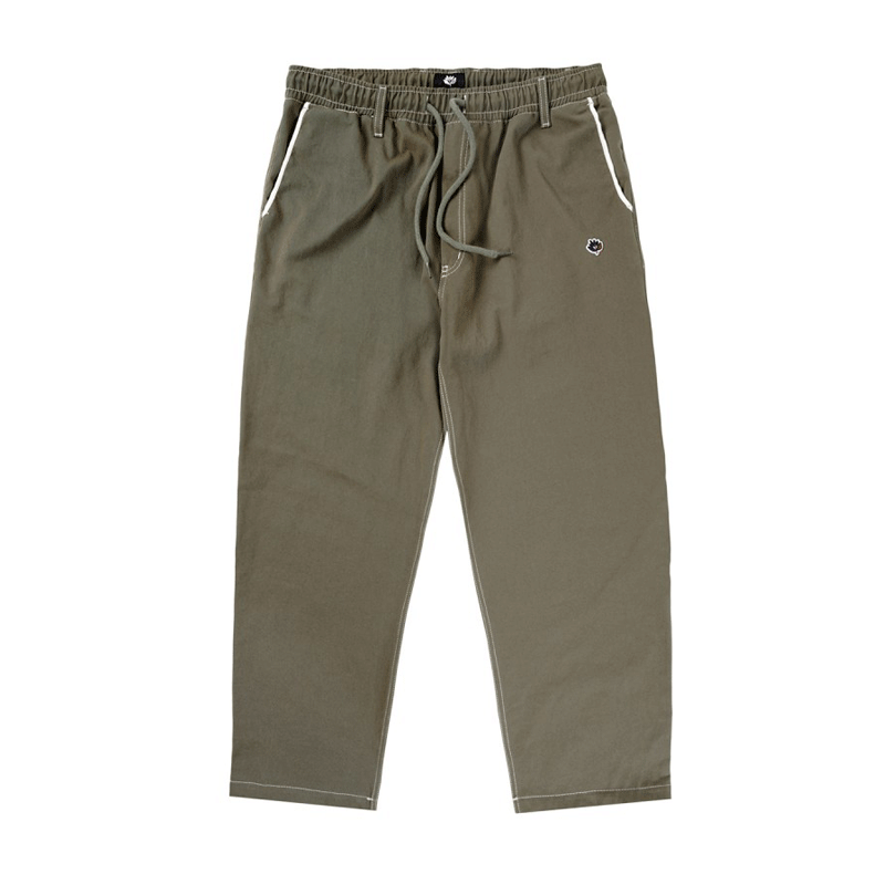 Magenta - Loose Pants 2 Tone - Khaki