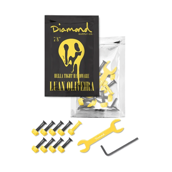 Diamond Supply -  Luan Oliveria Pro Skateboard Bolts - 7/8"