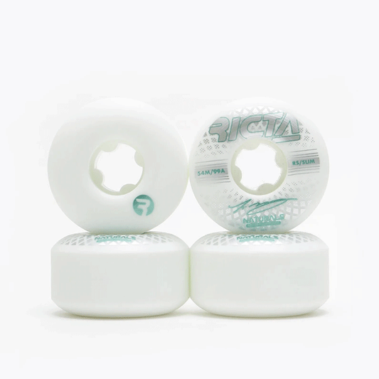 Ricta - McCoy Reflective Natural Slim White 99a Skateboard Wheels - 54mm SALE