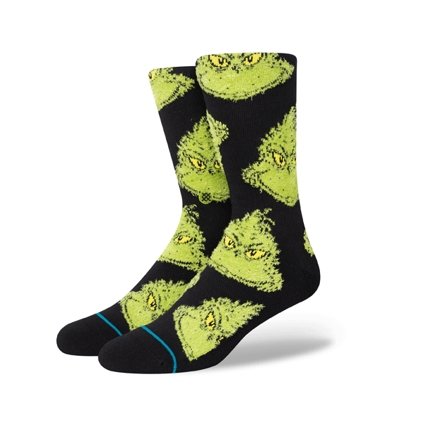 Stance - Mean One Grinch Socks - Black/Green