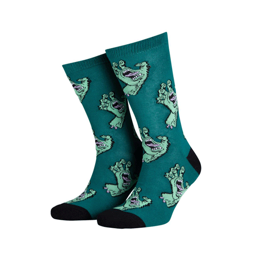 Santa Cruz - Multi Hand Socks 2 Pack - Verdigris/Navy Blue