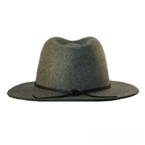 Brixton - Wesley Fedora Hat - Grey