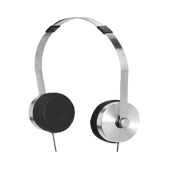 Nixon - Apollo Over Ear Headphones - Silver/Black SALE