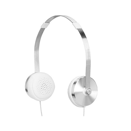 Nixon - Apollo Over Ear Headphones - Silver/White SALE