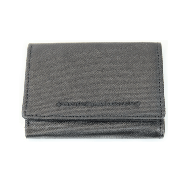 WeSC - Payton Canvas Wallet - Black SALE