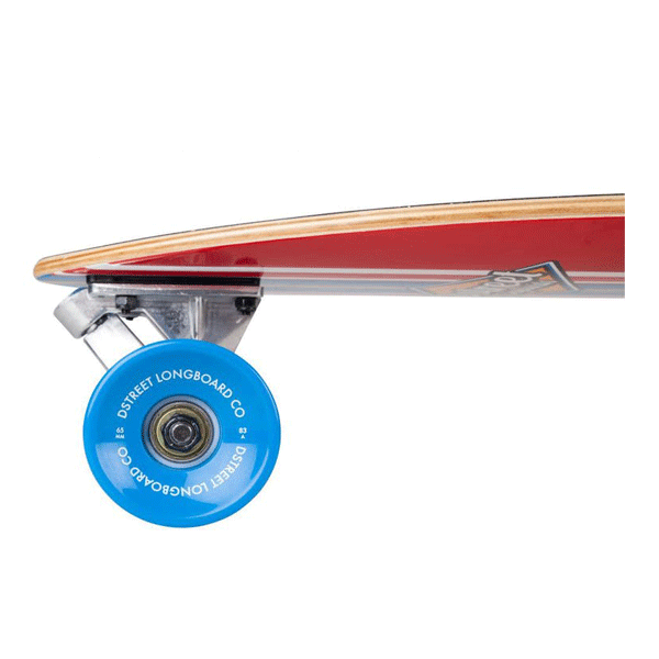 D Street - Pintail Ocean Longboard 35"- Red