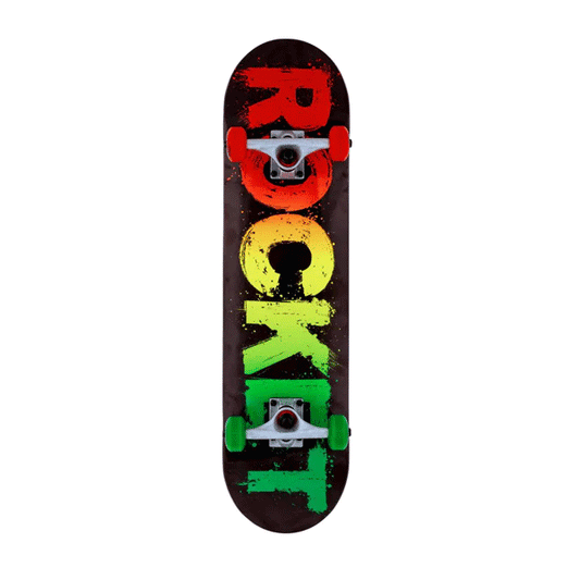 Rocket Skateboards - Rasta Fade Complete - 8"