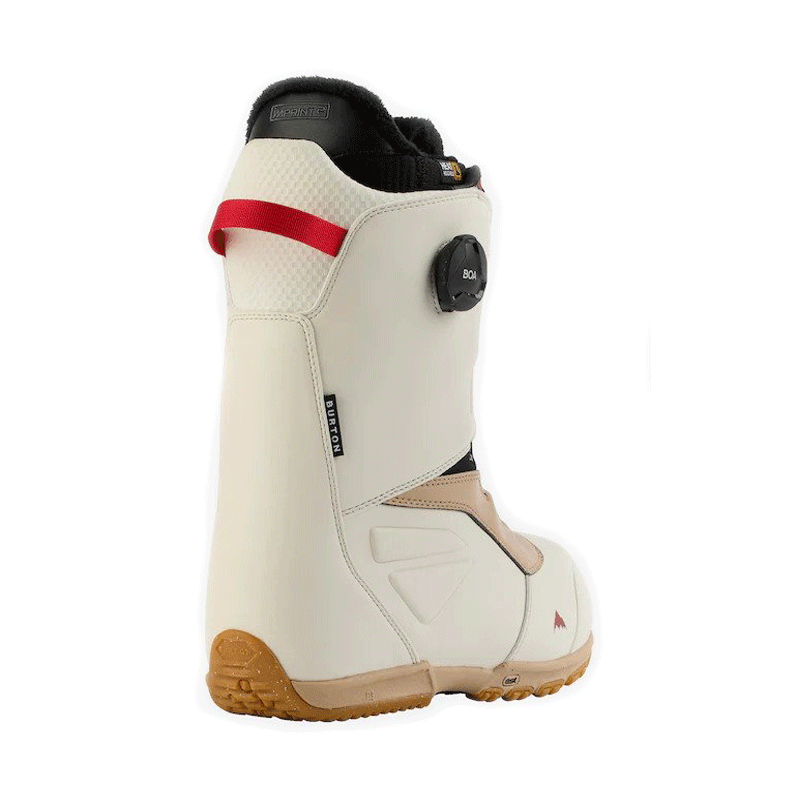 Burton - Ruler BOA Snowboard Boots - Stout White/Red NEW FOR 2023 SALE