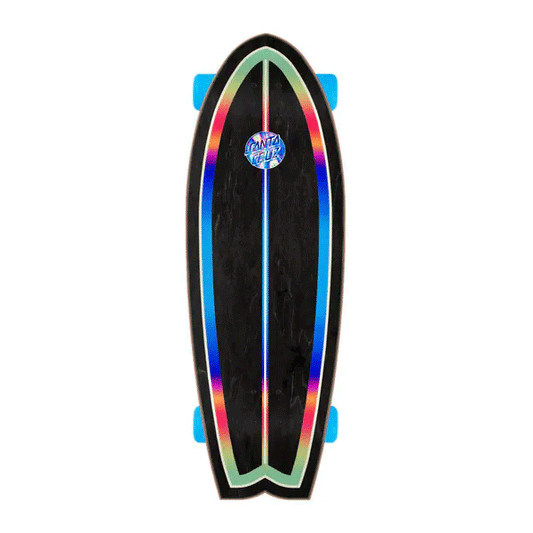 Santa Cruz - Iridescent Dot Shark Blue - Complete Skateboard - 8.8" SALE