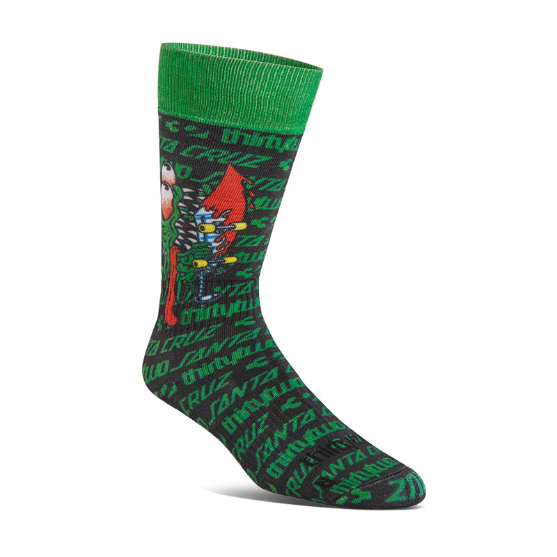 32 (ThirtyTwo) - Santa Cruz Snowboard Socks - Green