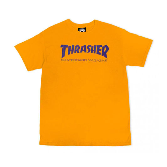 Thrasher - Skate Mag T-Shirt - Gold/Purple Sale