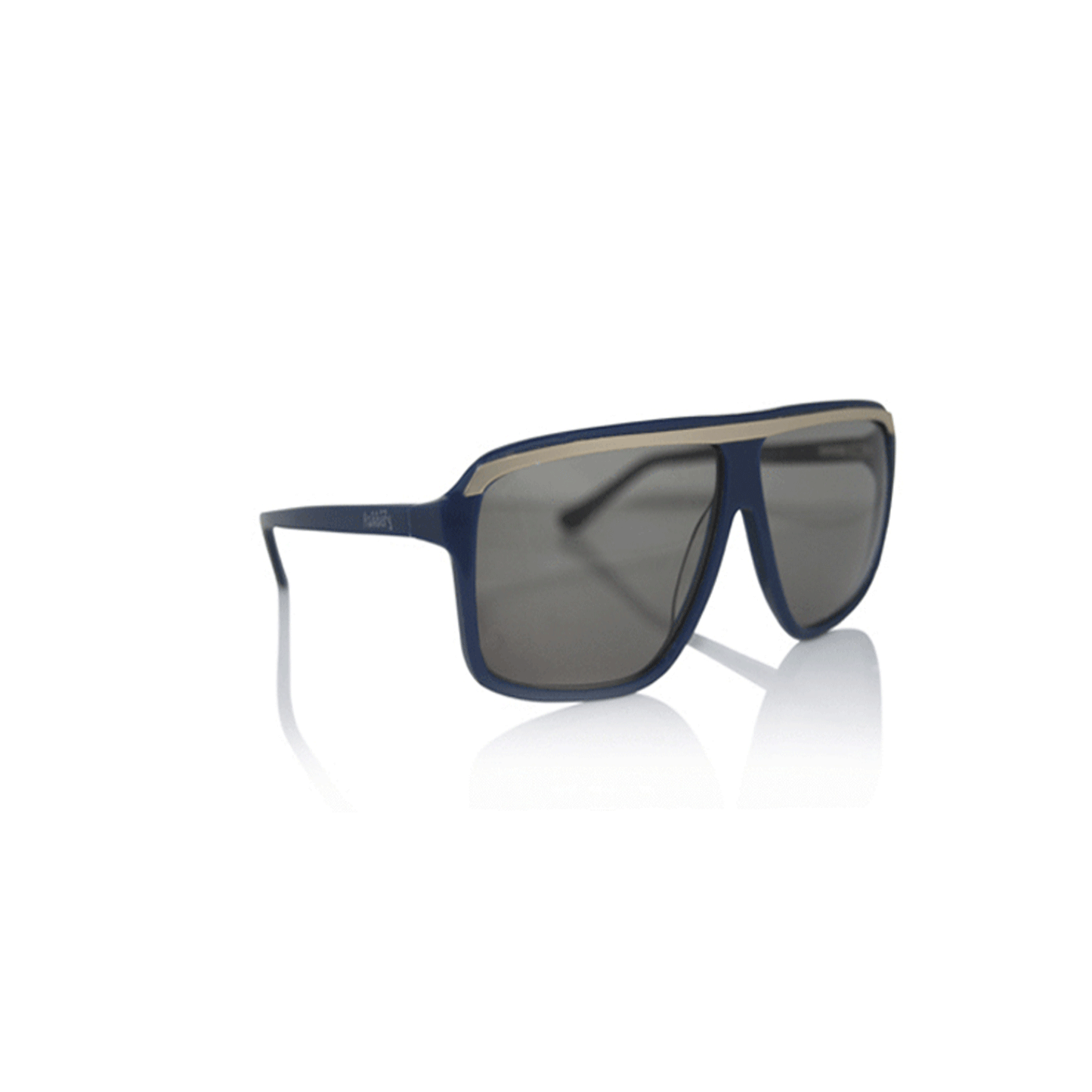 Ashbury Eyewear - Smokestack Lightning Sunglasses - Blue/Gold SALE