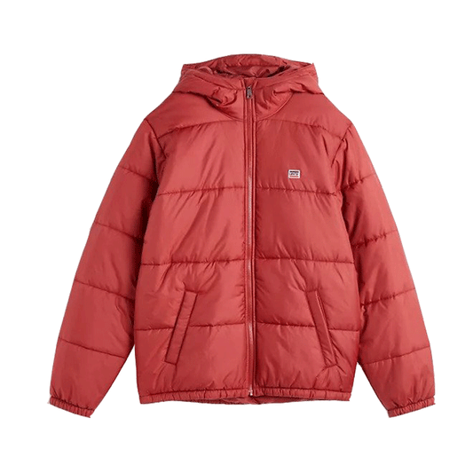 Levis - Telegraph Hooded Jacket - Brick Red SALE