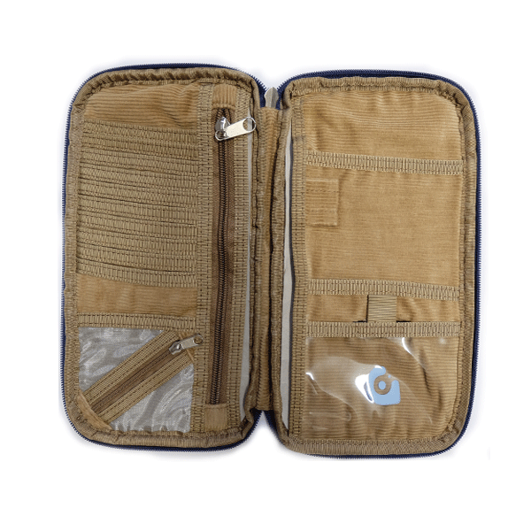 Gravis - Terminal Case Cotton Travel Wallet - Sky Blue