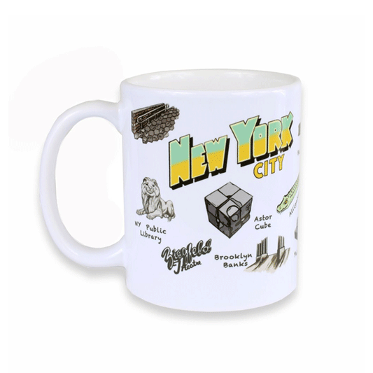 Theories - NYC Skate Tourist Mug - White - Magic Toast