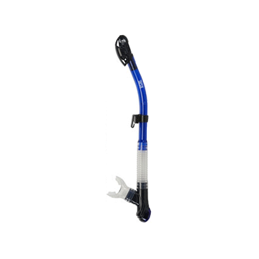 Sherwood - Tiga Silicone Dry Flex Snorkel - Steel Blue