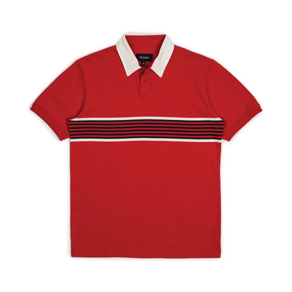 Brixton - Tipton SS Polo Shirt - Red SALE - Magic Toast
