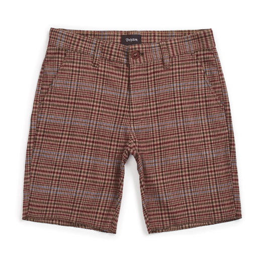 Brixton - Toil II Shorts - Aluminium/Plum SALE