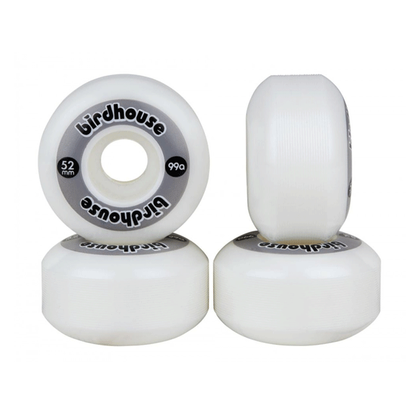 Birdhouse - Grey Logo Skateboard Wheels 99a - 52mm