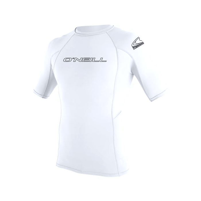 O'Neill - Basic Skins S/S Crew Rash Vest - White - Magic Toast