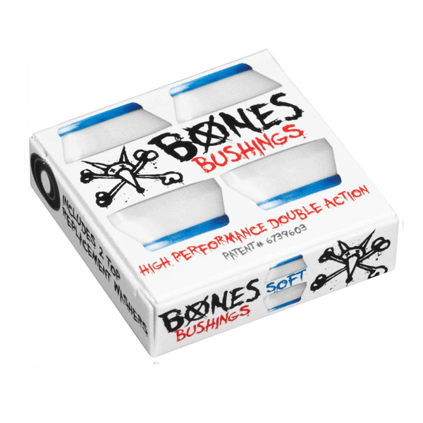 Bones Hardcore Bushings - Soft - Blue - Magic Toast