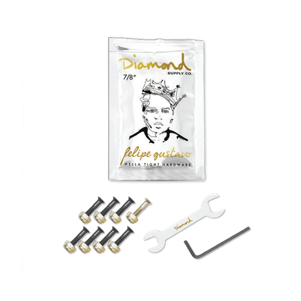 Diamond Supply - Felipe Gustavo Skateboard Bolts - 7/8"