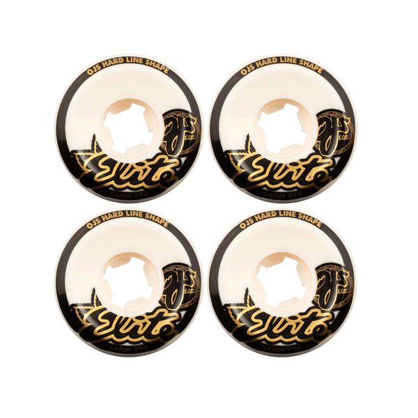 OJ Elite Wheels - Hard Line - White 99A - 54mm