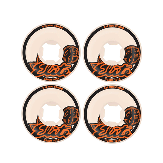 OJ Elite Wheels - Elite Mini Combo - White 101A - 53mm