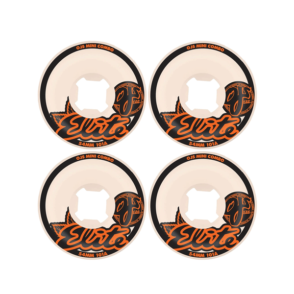 OJ Elite Wheels - Elite Mini Combo - White 101A - 54mm