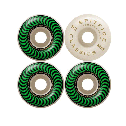 Spitfire - Formula Four Wheels Classic 101 -Green - 52mm - Magic Toast