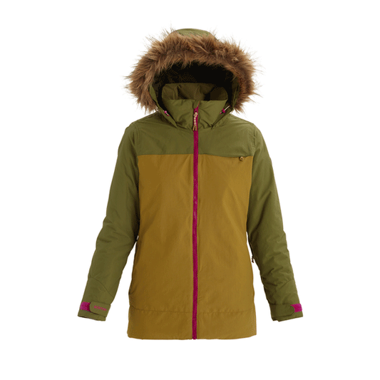 Burton - Women's Lelah Snowboard Jacket - Martini Olive/Evilo - NEW FOR 2020 - Magic Toast