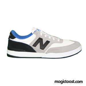 Open image in slideshow, New Balance Numeric - Allston 617 Shoes - Light Grey/Black Suede/Mesh SALE-Magic Toast

