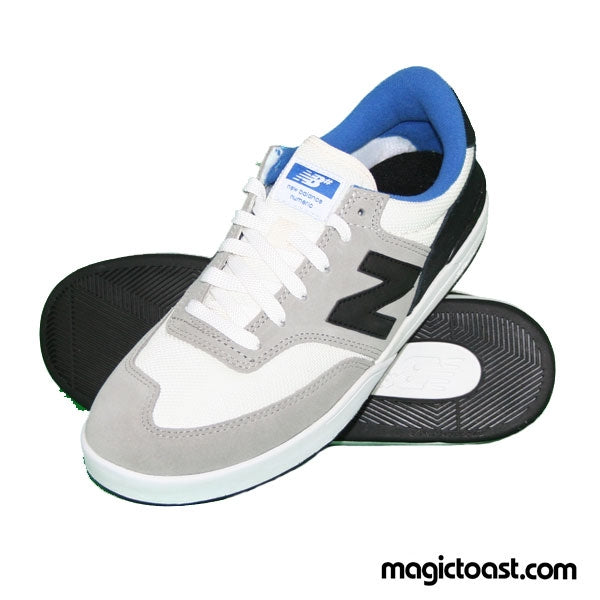 New Balance Numeric Allston 617 Shoes Light Grey/Black Suede/Mesh