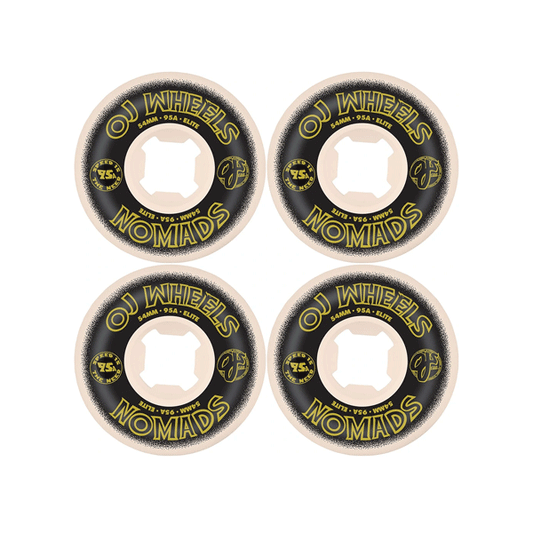 OJ Elite Wheels - Nomads - White 95A - 54mm