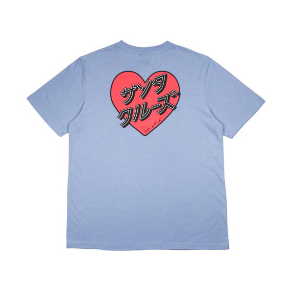 Santa Cruz - Womens Japanese Heart T-Shirt - Blue SALE