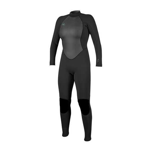 O'neill - Womens Reactor 2 3/2 Back Zip Wetsuit - Black/Black