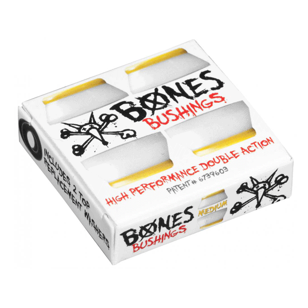 Bones Hardcore Bushings - Medium -Yellow - Magic Toast